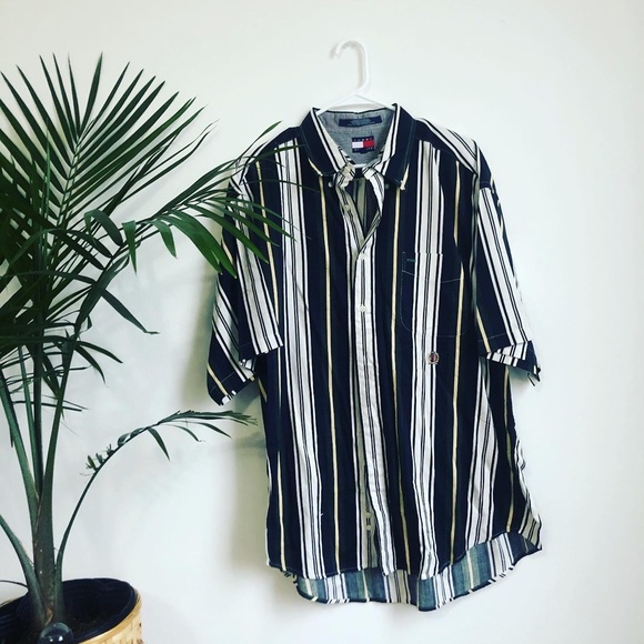 Tommy Hilfiger Other - Vintage Tommy Hilfiger Striped Button Up Shirt